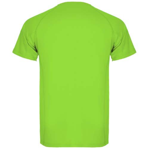 verde lima Camiseta deportiva de manga corta para hombre