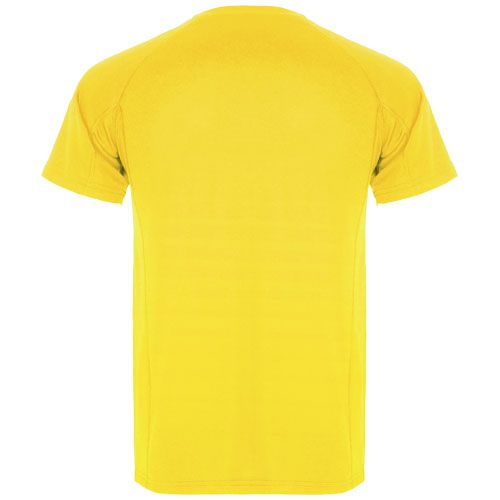 yellow Camiseta deportiva de manga corta para hombre