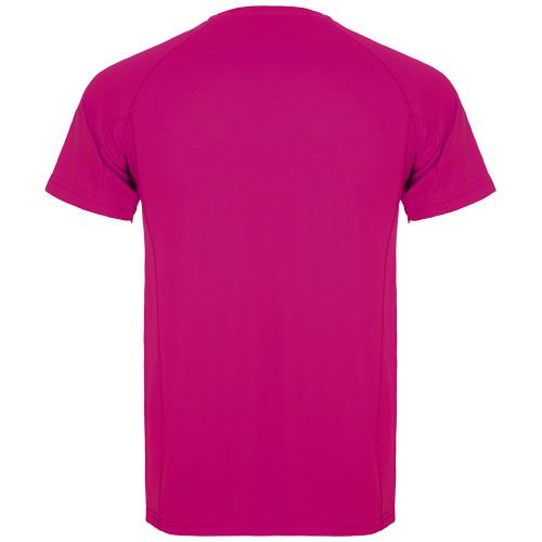 rosa vivo Camiseta deportiva de manga corta para hombre