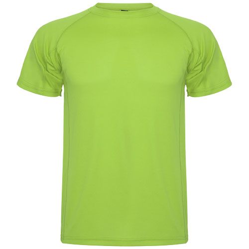 verde lima Camiseta deportiva de manga corta infantil