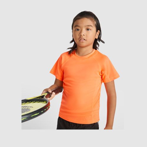 red Camiseta deportiva de manga corta infantil