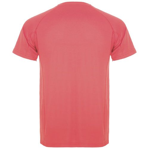 coral fluo Camiseta deportiva de manga corta infantil