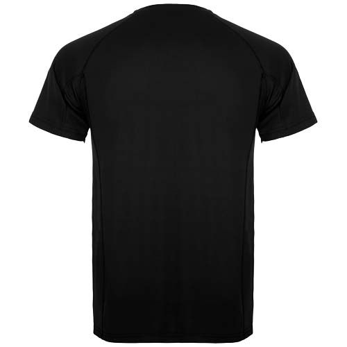 black Camiseta deportiva de manga corta infantil