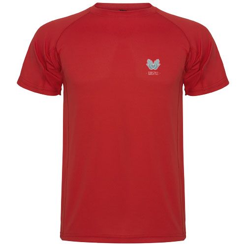 red Camiseta deportiva de manga corta infantil