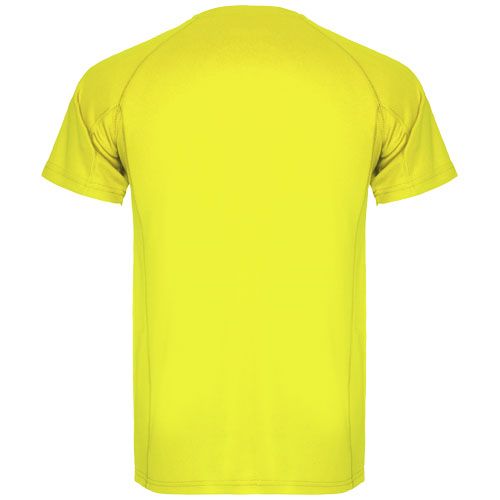 amarillo fluo Camiseta deportiva de manga corta infantil