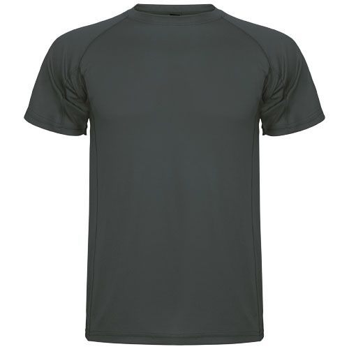 gris plomo oscuro Camiseta deportiva de manga corta infantil