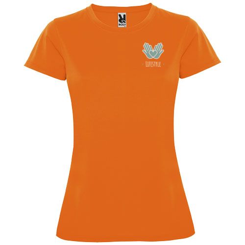 Camiseta deportiva de manga corta para mujer 