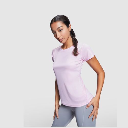 Camiseta deportiva de manga corta para mujer 