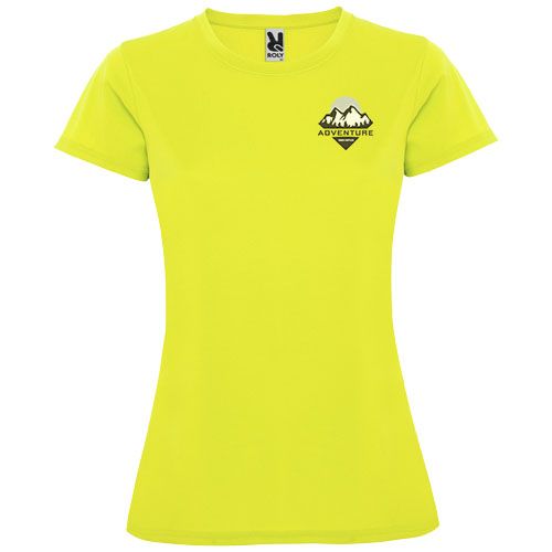 Camiseta deportiva de manga corta para mujer 
