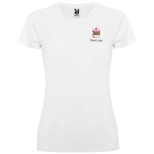 Camiseta deportiva de manga corta para mujer 