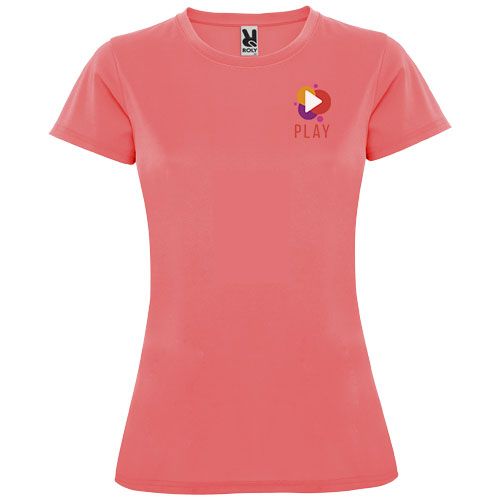 Camiseta deportiva de manga corta para mujer 