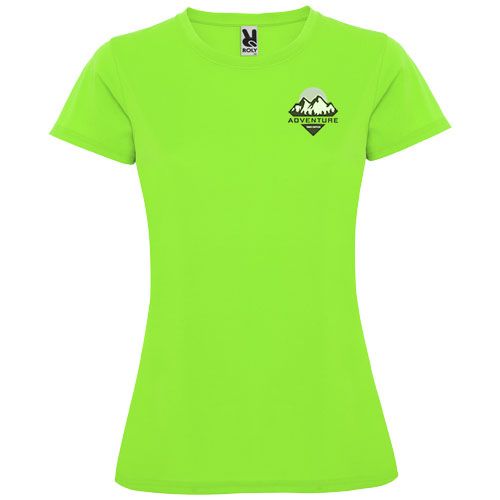 Camiseta deportiva de manga corta para mujer 