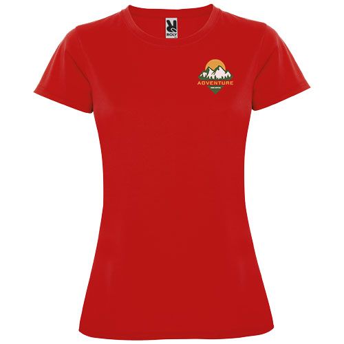 Camiseta deportiva de manga corta para mujer 