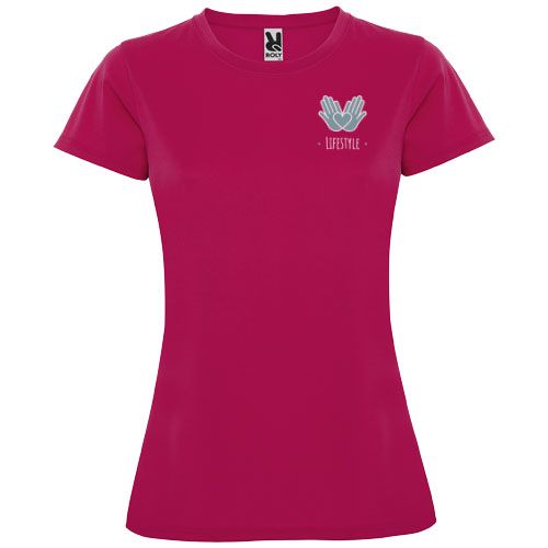 Camiseta deportiva de manga corta para mujer 