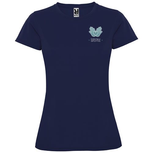 Camiseta deportiva de manga corta para mujer 
