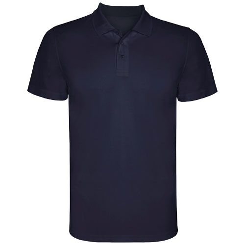 azul marino Polo deportivo de manga corta infantil