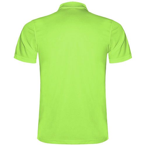 verde lima Polo deportivo de manga corta infantil