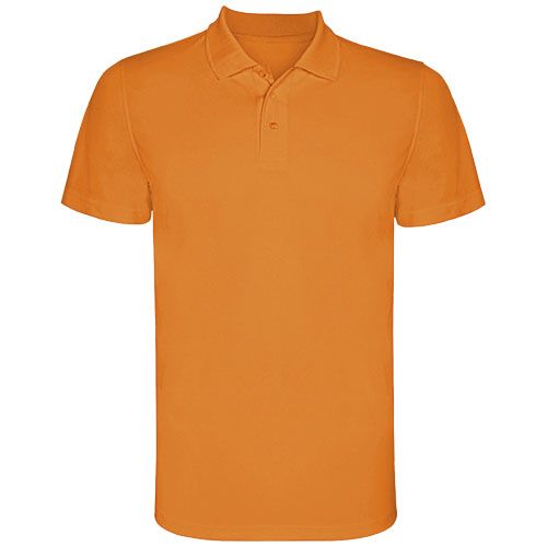 naranja fluo Polo deportivo de manga corta infantil