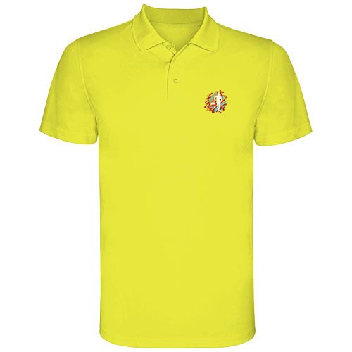 amarillo fluo Polo deportivo de manga corta infantil