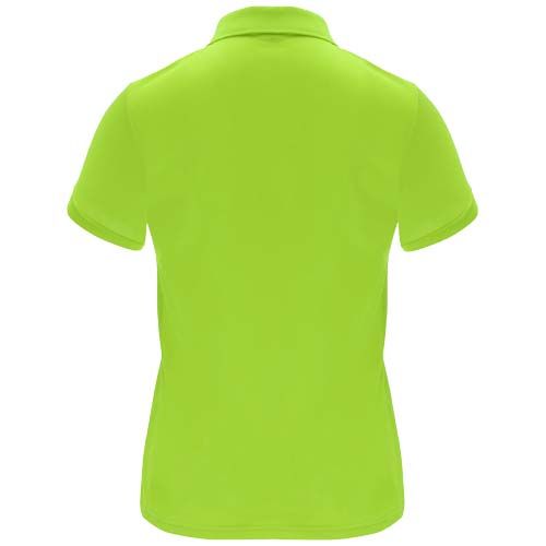 verde lima Polo deportivo de manga corta para mujer