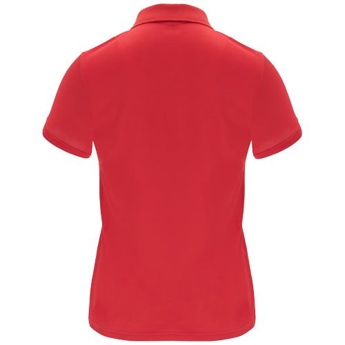 red Polo deportivo de manga corta para mujer