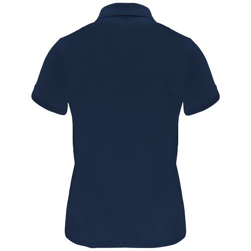 azul marino Polo deportivo de manga corta para mujer