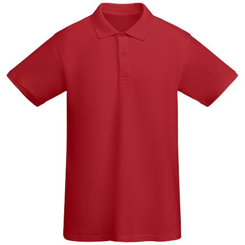 red Polo de manga corta para hombre algodón orgánico