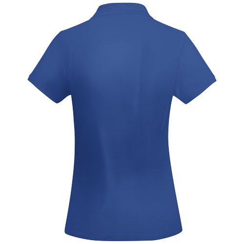 azulón Polo de manga corta para mujer algodón orgánico
