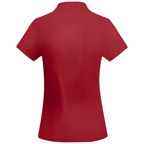 red Polo de manga corta para mujer algodón orgánico