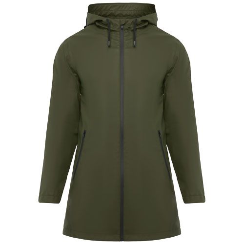 verde militar oscuro Chubasquero para mujer