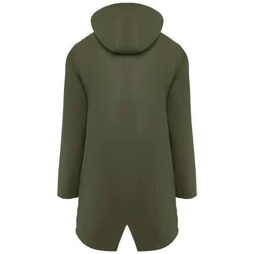 verde militar oscuro Chubasquero para mujer