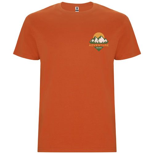 orange Camiseta de manga corta para hombre