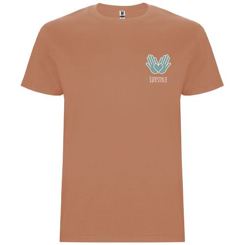 naranja griega Camiseta de manga corta para hombre