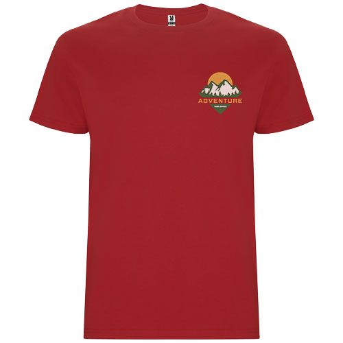 red Camiseta de manga corta para hombre