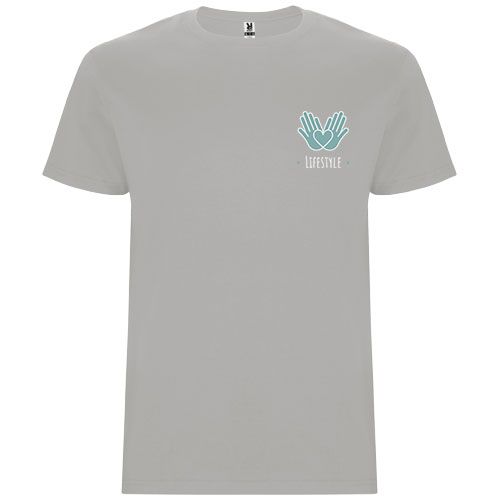 gris ópalo Camiseta de manga corta para hombre