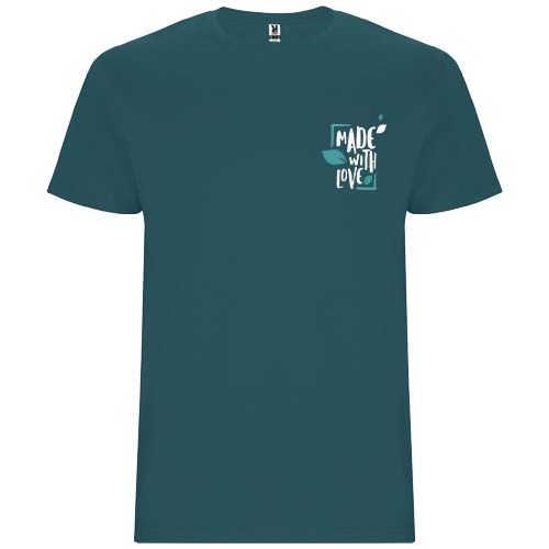 verde agua oscuro Camiseta de manga corta para hombre de 190 g/m²