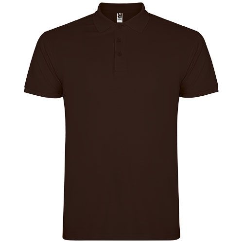 chocolate Polo de manga corta para hombre de 200 g/m² Star