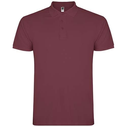 rojo baya Polo de manga corta para hombre de 200 g/m² Star