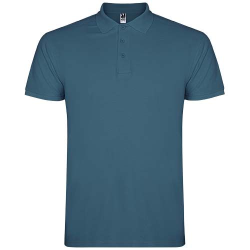 azul tormenta Polo de manga corta para hombre de 200 g/m² Star