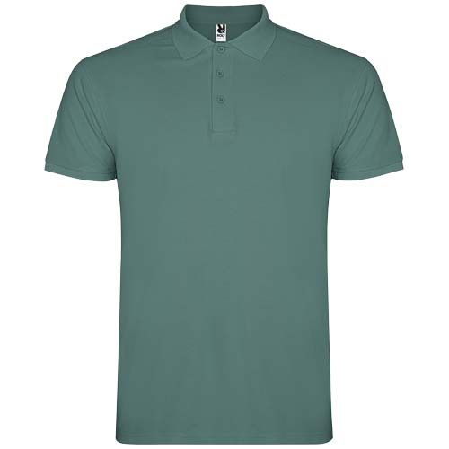 gris azul Polo de manga corta para hombre de 200 g/m² Star