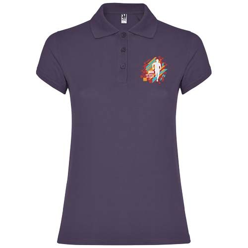 lila Polo de manga corta para mujer de 200 g/m² Star