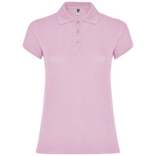 rosa claro Polo de manga corta para mujer