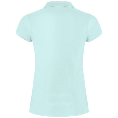 verde menta Polo de manga corta para mujer