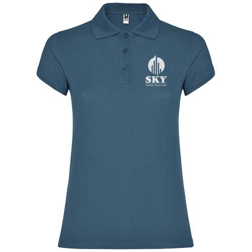 Polo de manga corta para mujer de 200 g/m² 