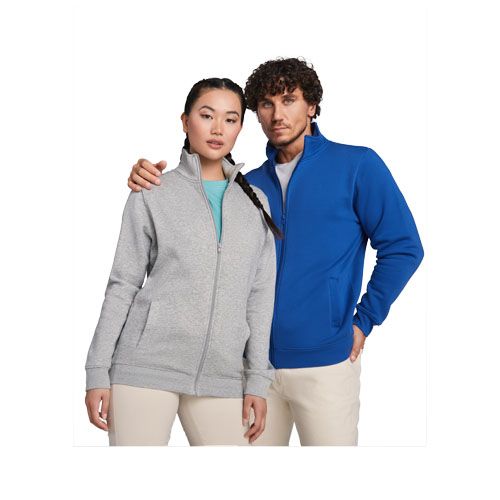 SUDADERA CON CREMALLERA COMPLETA UNISEX DE 280 G/M² ULAN
