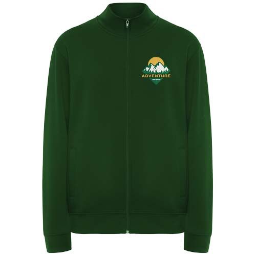 verde botella Sudadera con cremallera completa unisex de 280 g/m² Ulan