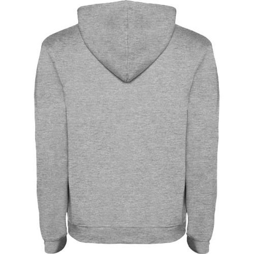 gris chiné/negro Sudadera con capucha para hombre