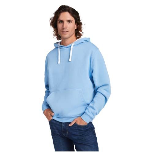 blanco mezclado Sudadera con capucha para hombre de 280 g/m²