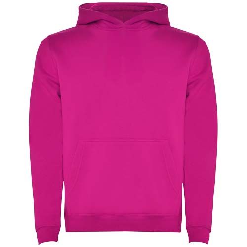 rosa vivo Sudadera con capucha infantil