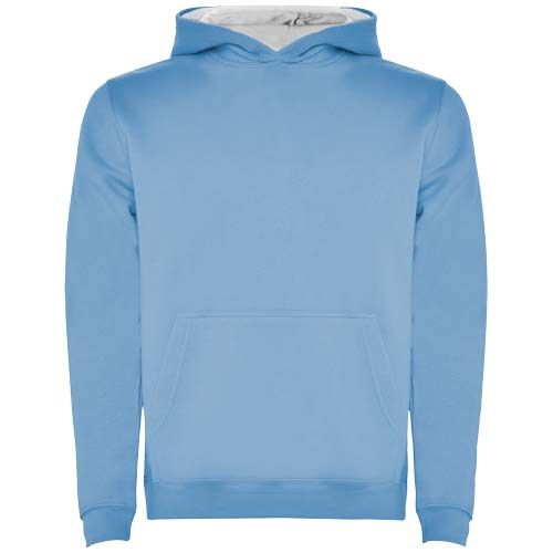azul celeste/blanco Sudadera con capucha infantil
